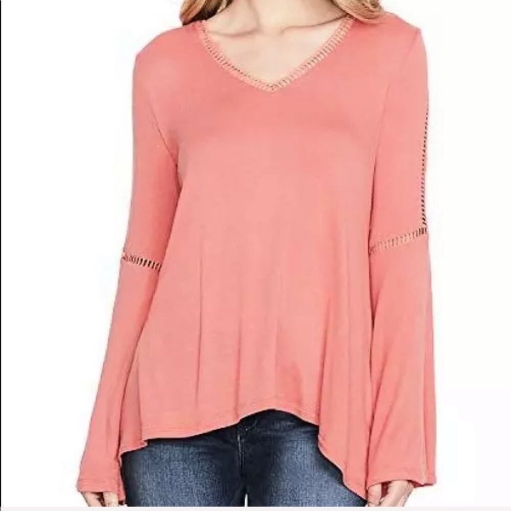 Jessica Simpson Bell Sleeves Tunic Blouse Size S